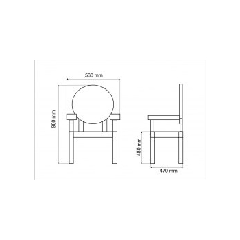 KRZESŁO DO POCZEKALNI KL9 LUDWIK      Super!